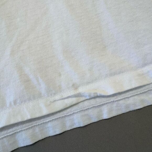 Nike Short Sleeve White T-Shirt Men’s Size XL 100% Cotton Essential - Picture 5 of 12